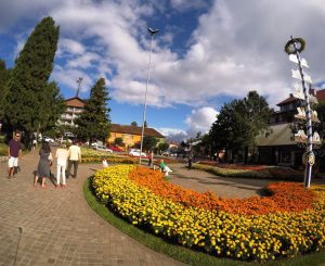 Praça das Flores em Nova Petrópolis
